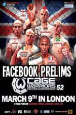 Watch Cage Warriors 52 Facebook Preliminary Fights Megashare9