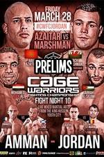 Watch Cage Warriors Fight Night 10 Facebook Prelims Megashare9