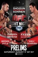 Watch UFC Fight Night 26 Preliminary Fights Megashare9