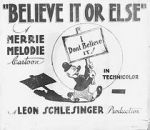 Watch Believe It or Else (Short 1939) Megashare9