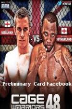 Watch Cage Warriors 48 Preliminary Card Facebook Megashare9