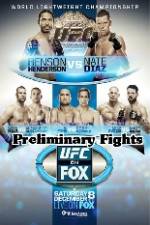 Watch UFC On Fox Henderson vs Diaz Preliminary Fights Megashare9