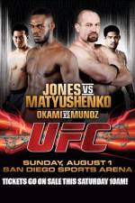 Watch UFC Live Jones vs. Matyushenko Megashare9