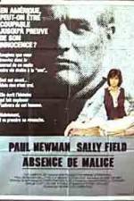 Watch Absence of Malice Megashare9