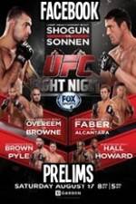 Watch UFC Fight Night 26 Facebook Prelims Megashare9