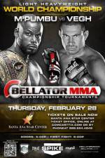 Watch Bellator 91 Christian MPumbu vs. Attila Vegh Megashare9