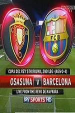 Watch Osasuna vs Barcelona Megashare9